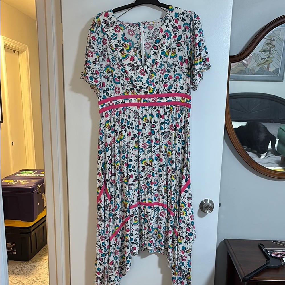 Boden Floral Multicolor Dress
